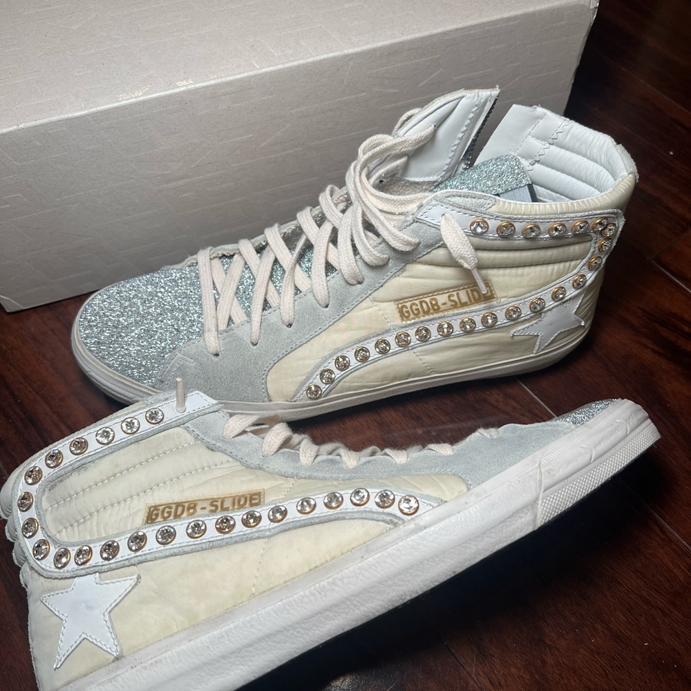 Swarovski Crystals Golden Goose Slides 41
